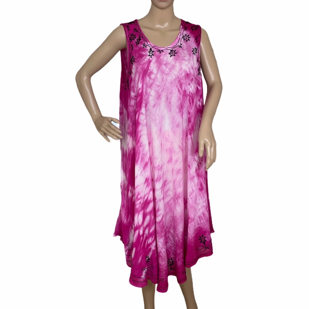 😳SALE😳 MM Collection Women’s Dress Pink Print Rayon